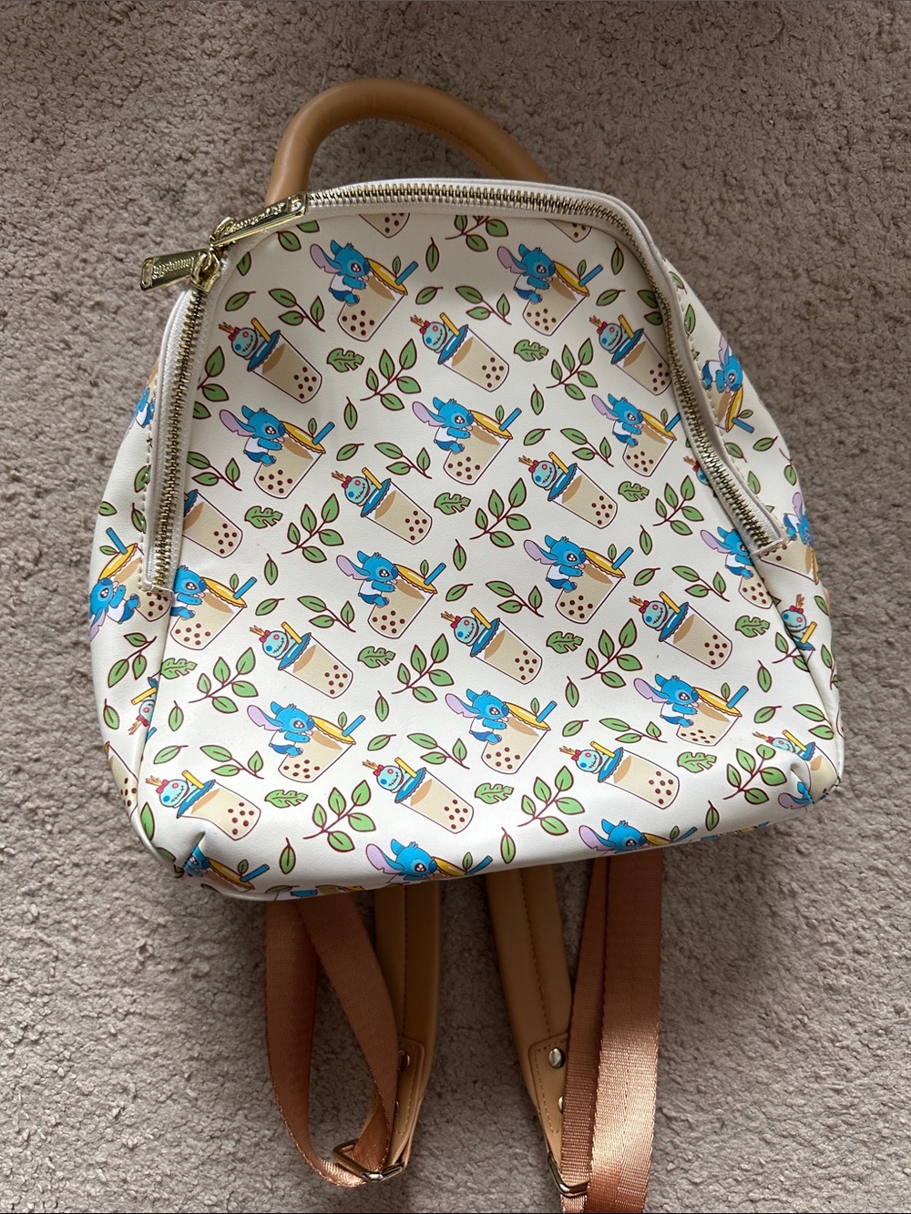 Disney stitch boba loungefly